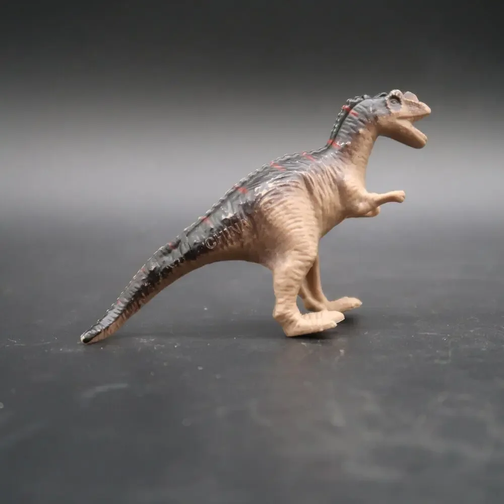 Dinosaur Toys Set of 6 Plastic Rubber Velociraptor Brontosaurus Chinasaur Vtg